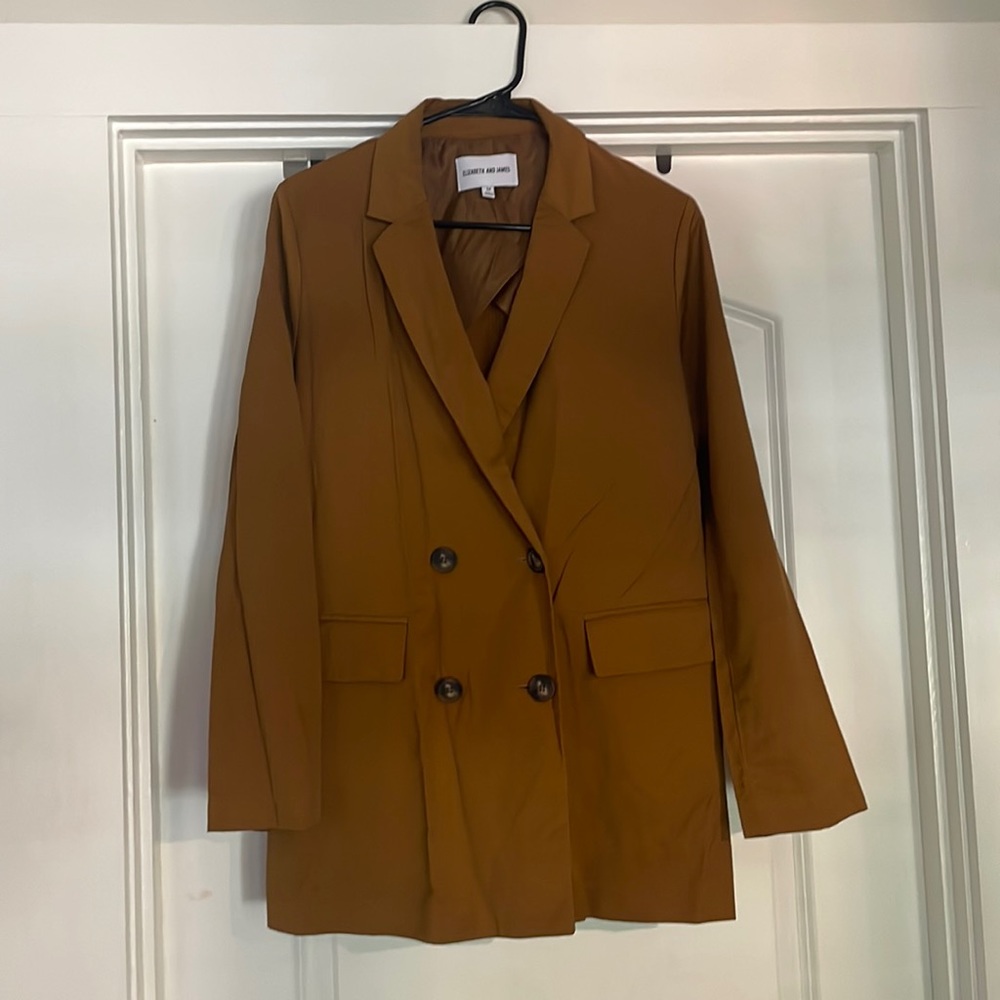 Elizabeth & James - M - burnt orange blazer